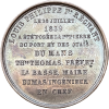 Louis-Philippe, Pose de la première pierre du port et des quais du Mans 1839
