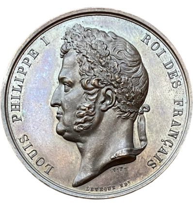 Louis-Philippe, Pose de la première pierre de la salle de spectacle du Mans 1839
