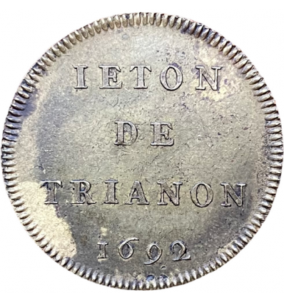 Jeton Louis XIV le Grand Trianon 1692