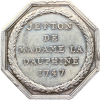 Jeton aux armes de Madame la Dauphine ( Marie-Antoinette ) 1747