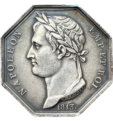 Jeton Napoléon I agents de change de Paris 1813