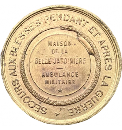 Siège de Paris 1870-1871, Maison de la Belle Jardinière en ambulance militaire 1871