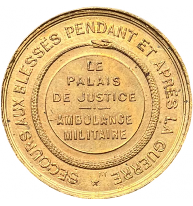 Siège de Paris 1870-1871, le palais de Justice en ambulance militaire 1870