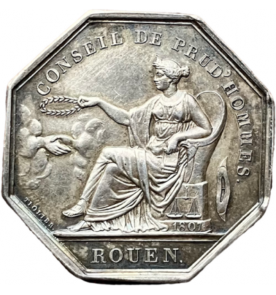 Jeton conseil des prud'hommes de Rouen 1807