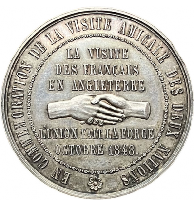 II ème République commémoration des visites entre la France et l'Angleterre 1849