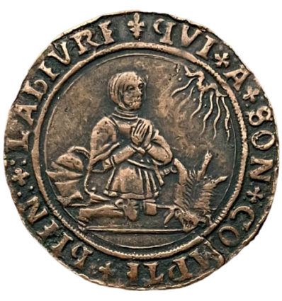 Jeton François I comte d'Angoulême 1525