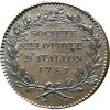 Jeton société mélophile d'Avallon 1787