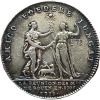 Jeton Louis XV réunion des marchands de Rouen 1719