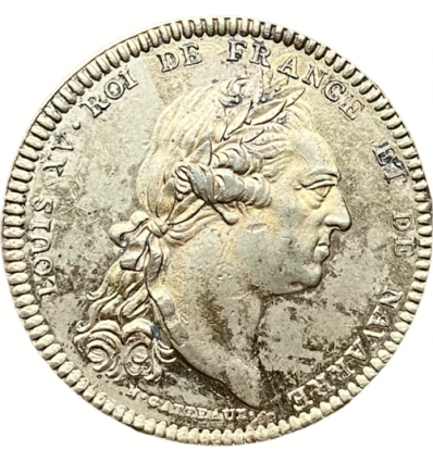 Jeton série métallique des rois de France, Règne de Louis XV