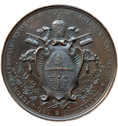 Vatican, médaille pour l'élection du pape Léon XIII 1878