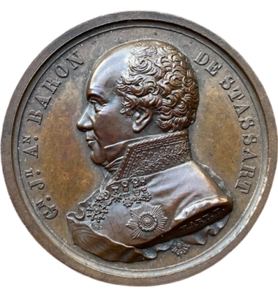 Belgique, élection et révocation du gouverneur du Brabant, le baron de Stassart 1839