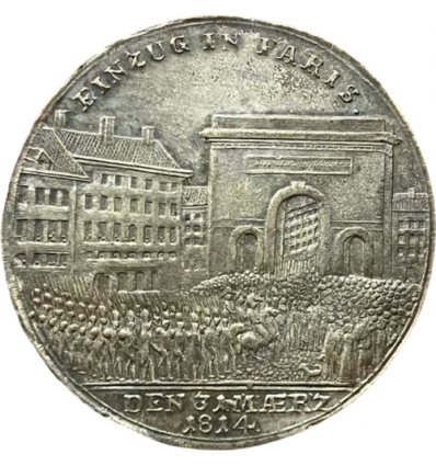 Premier Empire entrée des alliés à Paris 1814