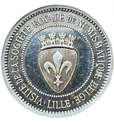 Visite de la société royale de numismatique belge à Lille 1882