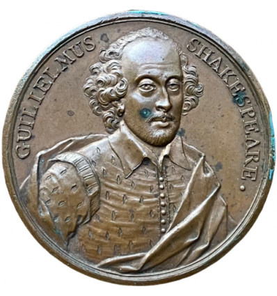 Grande-Bretagne Portrait de William Shakespeare par Jean Dassier s.d. ( ca 1733 )