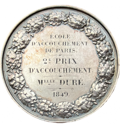Ecole d'accouchement de Paris, prix d'accouchement 1849