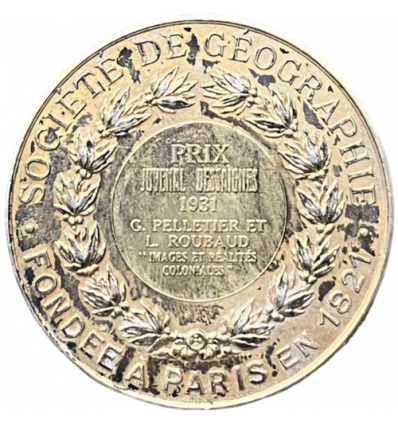 Société de Géographie, prix Juvenal Dessaignes 1931