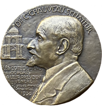 Bourgogne, hommage des côte-d'oriens de Paris au sénateur C. Chauvin 1936