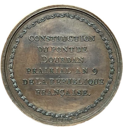 Consulat, construction du Pont de Dourdan 1800