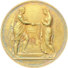 Charles X, médaille de mariage par Montagny 1825