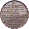 Louis-Philippe I ouverture à la circulation du pont de la Roche-Benard ( Morbihan ) 1839