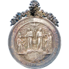 Médaille de baptême, première communion et confirmation 1880