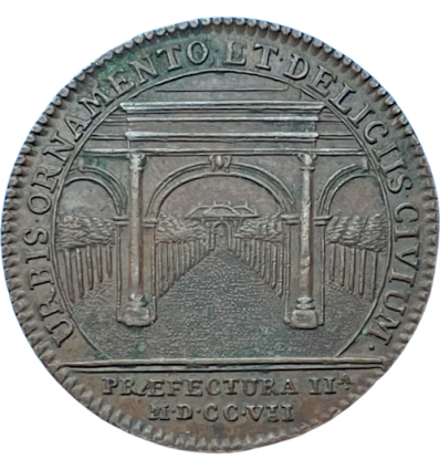 Jeton aux armes de François Poullain, maire d’Angers 1707