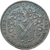 Jeton aux armes de François Poullain, maire d’Angers 1707