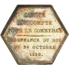 Jeton Louis-Philippe I comité d'escompte pour le commerce 1830