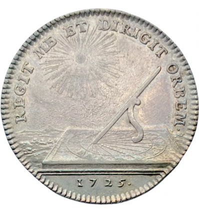 Jeton États de Bourgogne, la majorité du roi 1725