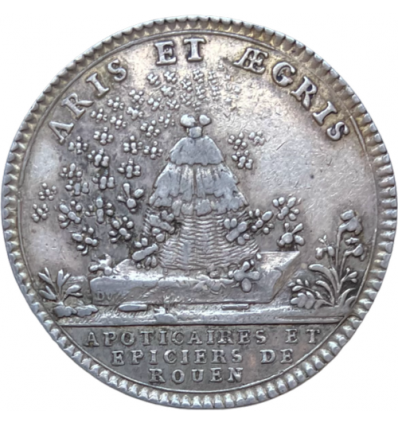 Jeton Louis XV apothicaires et épiciers de Rouen s.d.