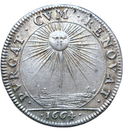 Jeton Louis XIV " Purgat Cum Renovat " 1664
