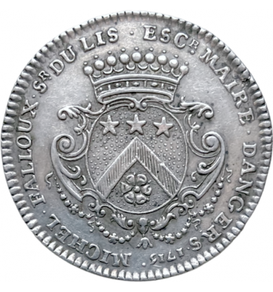 Jeton aux armes de Michel Falloux, maire d’Angers 1715
