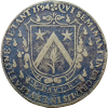 Jeton aux armes de Laurent Davy, receveur de ville d'Angers 1594