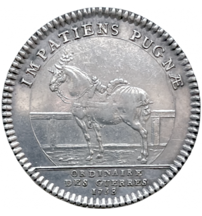 Jeton Louis XV ordinaire des guerres 1758