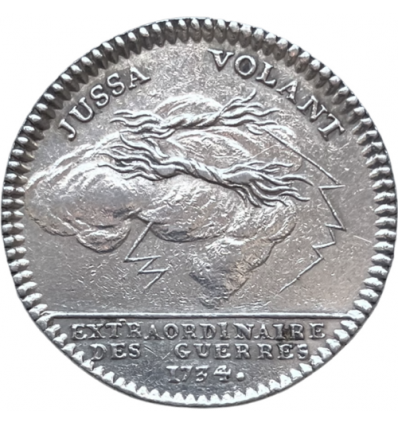 Jeton Louis XV extraordinaire des guerres 1734