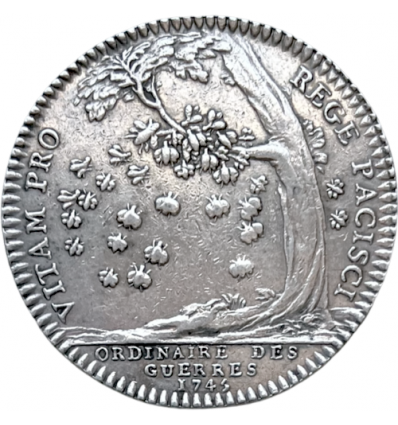 Jeton Louis XV ordinaire des guerres 1745