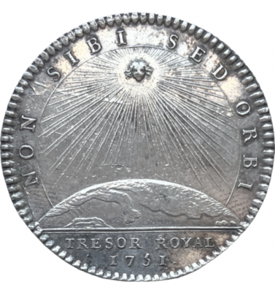 Jeton Louis XV trésor royal 1751
