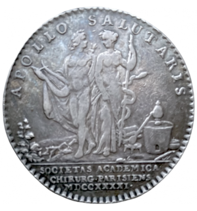 Jeton Louis XV académie royale de chirurgie de Paris 1741