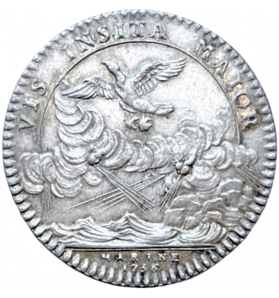 Jeton Louis XV marine 1756