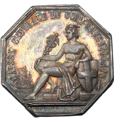 Jeton caisse générale du commerce marseillais, Gay Grandval et Cie 1847