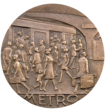 Le métro parisien par Delannoy 1969