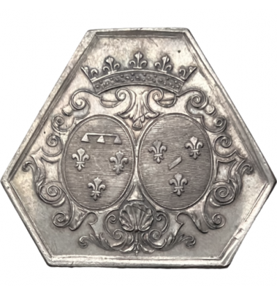 Jeton aux armes de Françoise-Marie de Bourbon duchesse d'Orléans s.d.