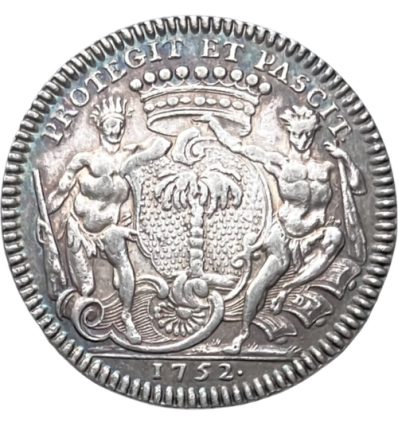 Jeton aux armes de Mathurin Bellabre , maire de Nantes 1752