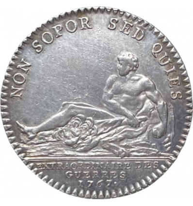 Jeton Louis XV extraordinaire des guerres 1767