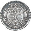 Noblesse IDF, jeton aux armes de Fleuriau d'Armenonville, garde des sceaux 1722