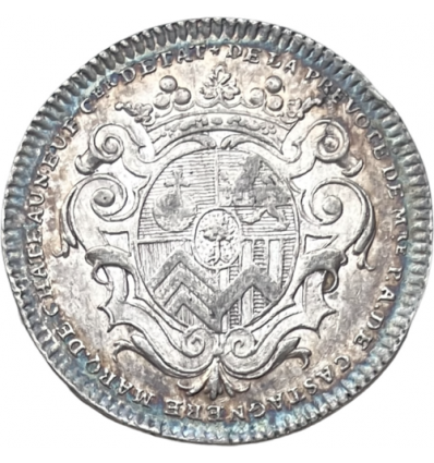 Jeton aux armes de Pierre-Antoine de Castagnère, prévôt des marchands de Paris 1723