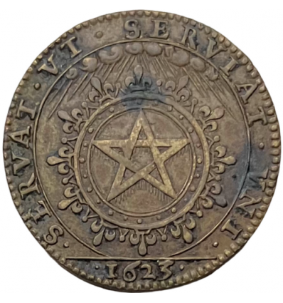 Jeton Gaston d'Orléans, frère unique du roi 1623