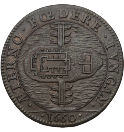 Jeton Conseil du roi, paix des Pyrénées 1660