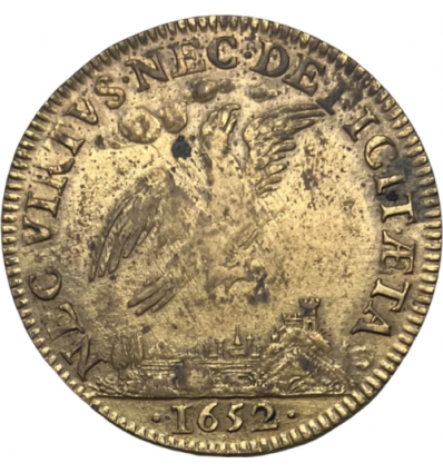 Jeton Louis XIV " Nec Virtus Nec Ficit Aeta " 1652