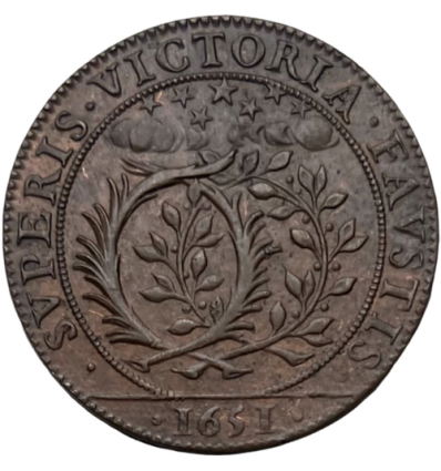 Jeton Anne d'Autriche 1651